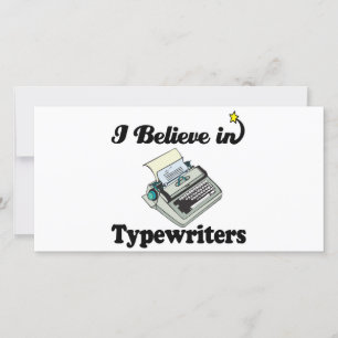i believe in typewriters