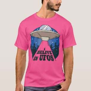 I Believe In Ufos Alien Fan T-Shirt