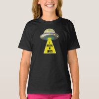I Believe In UFO'S Alien Spaceship T-Shirt