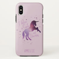 I believe in unicorns and santa galaxy Christmas