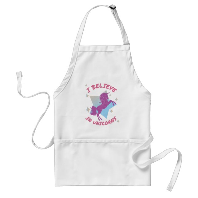 I Believe In Unicorns Standard Apron (Front)