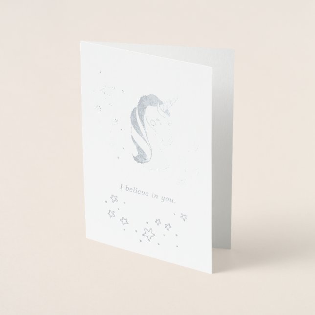 I believe in you friendship card (Front)