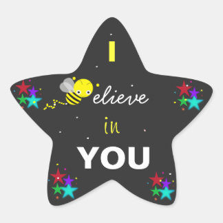 I believe in you Star Sticker