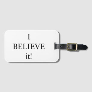 I Believe it Thunder_Cove Luggage Tag