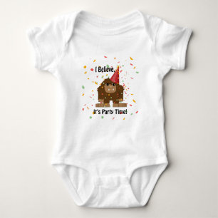 I Believe it's Party Time Sasquatch Baby Bodysuit