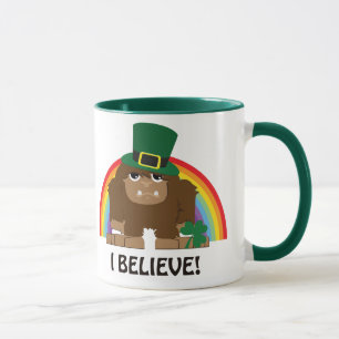 I Believe! Leprechaun Bigfoot Mug