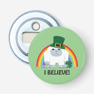 I Believe! Leprechaun Yeti Bottle Opener