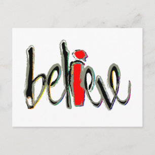 I Believe Postcard