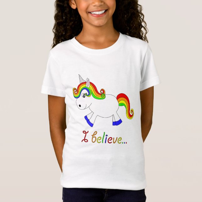 I believe..rainbow T-Shirt (Front)
