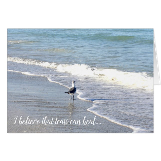 "I believe" Sympathy Card (Front Horizontal)