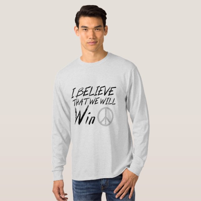 I Believe that we will win | Mada | MLKday T-Shirt (Front Full)