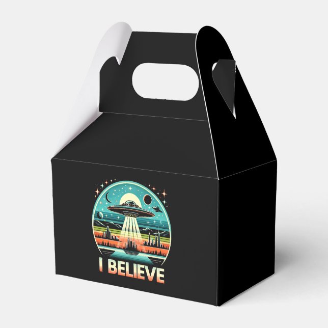 I believe - UFO Favour Box (Front Side)