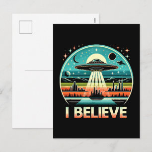 I believe - UFO Holiday Postcard