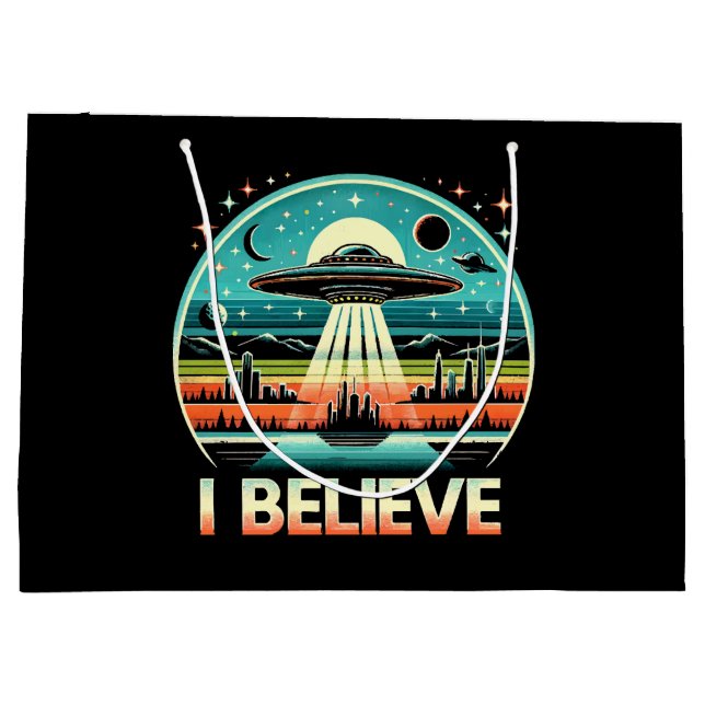 I believe - UFO Large Gift Bag (Back)