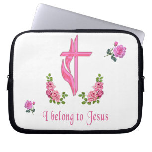 I belong to Jesus 10 inch laptop sleeve