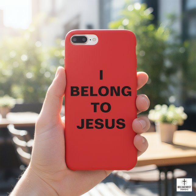 "I Belong To Jesus" Apple iPhone 8/7 Case (Creator Uploaded)