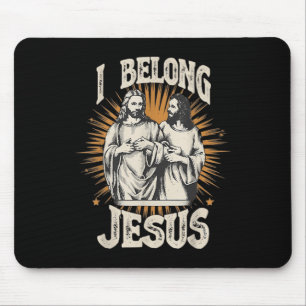 I Belong To Jesus Christian Vintage Jesus Mouse Mat