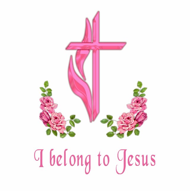 I belong to Jesus Photo Sculpture Key Ring (Front)