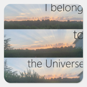 I belong to the Universe - Sticker