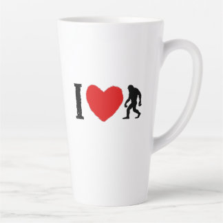 I ❤️ Bigfoot Coffee Mug – Classic Cryptid Lover's