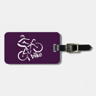 I BIKE custom luggage tag