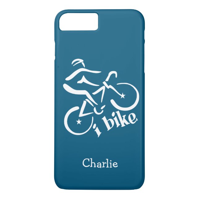 I BIKE custom monogram phone cases (Back)
