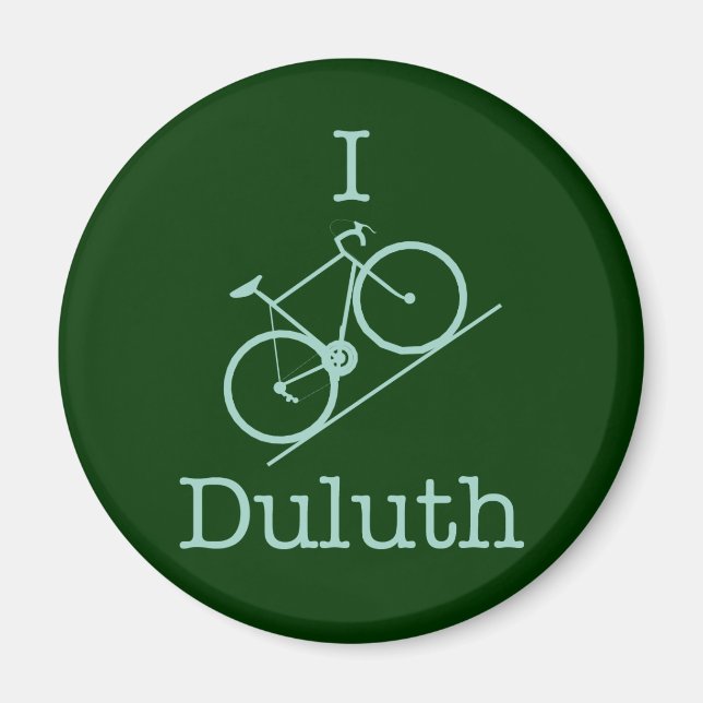 I Bike Duluth Magnet (Front)