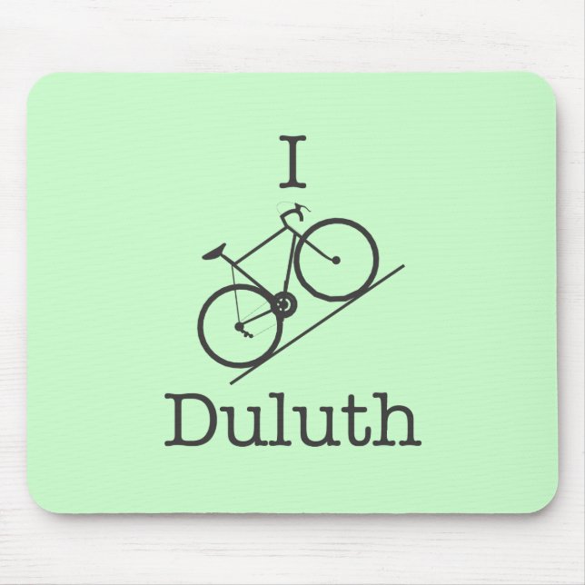 I Bike Duluth Mouse Mat (Front)