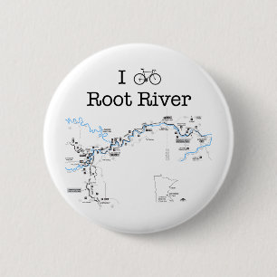 I Bike Root River 6 Cm Round Badge