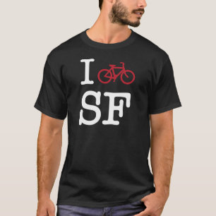 I bike SF (custom SF biking) T-Shirt