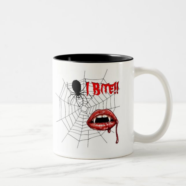 I Bite Coffee Mug !! (Right)