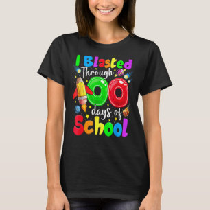 I Blasted Through 100 Days Of School Teachers 100t T-Shirt