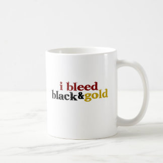 I Bleed Black And Gold Coffee Mug