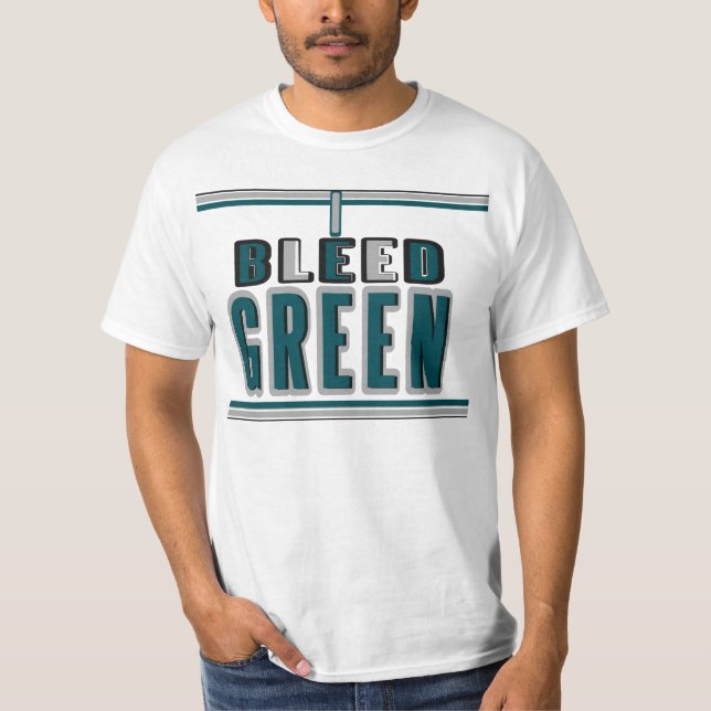I Bleed Green at Midnight T-Shirt (Front)