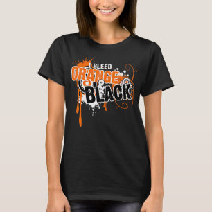 I Bleed Orange And Black T-Shirt