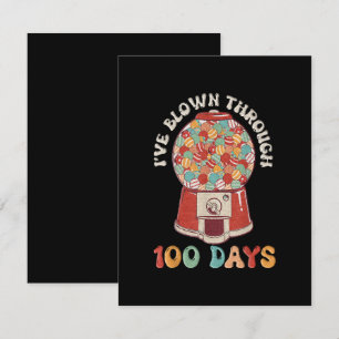 I Blown Through 100 Days Enclosure Card