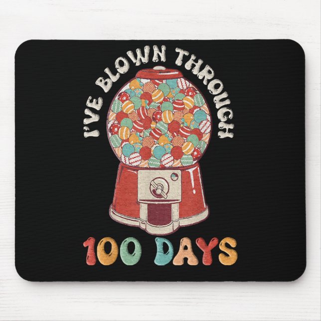 I Blown Through 100 Days Mouse Mat (Front)