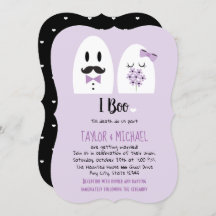 I Boo Halloween Wedding Invitations