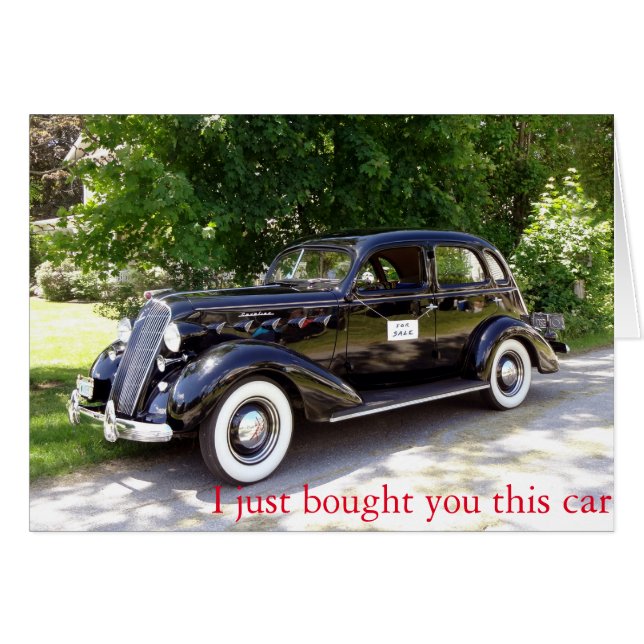 I bought you this card (Front Horizontal)