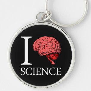 I Brain Science (I Know science) (I Love Science) Key Ring