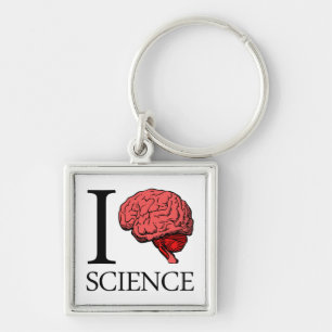 I Brain Science (I Know science) (I Love Science) Key Ring