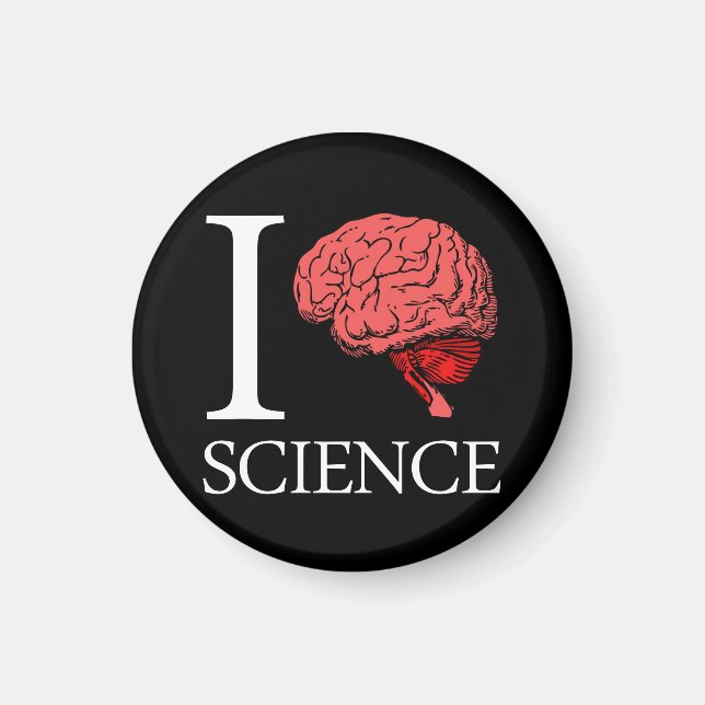 I Brain Science (I Know science) (I Love Science). Magnet (Front)