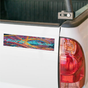 I Brake for Hallucinations Bumper Sticker