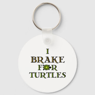 I Brake For Turtles 1 Key Ring