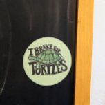 I Brake for Turtles Car Magnet<br><div class="desc">I Brake for Turtles "i brake for turtles" turtle cute "turtle lovers" "i love turtles" In the rhythm of life's winding road, amidst the rush and hurry, I find solace in the gentle pace, for I brake for turtles, those ancient wanderers of the land. With their wise eyes and sturdy...</div>