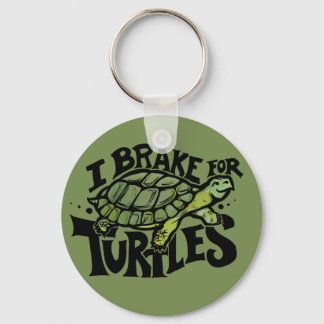I Brake for Turtles  Key Ring