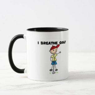 I Breathe Golf Tshirts and Gifts Mug
