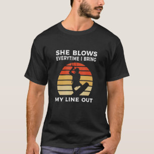 I Bring My Line Out Kitesurfing Kiteboarding T-Shirt
