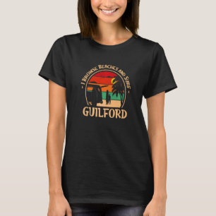 I Browse Beaches And Surf Guilford Surfing Connect T-Shirt