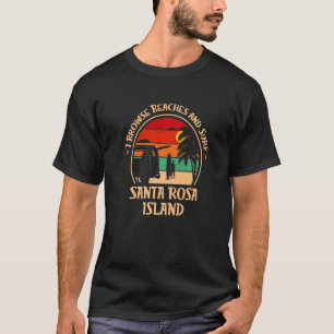 I Browse Beaches And Surf Island Surfing Florida T-Shirt
